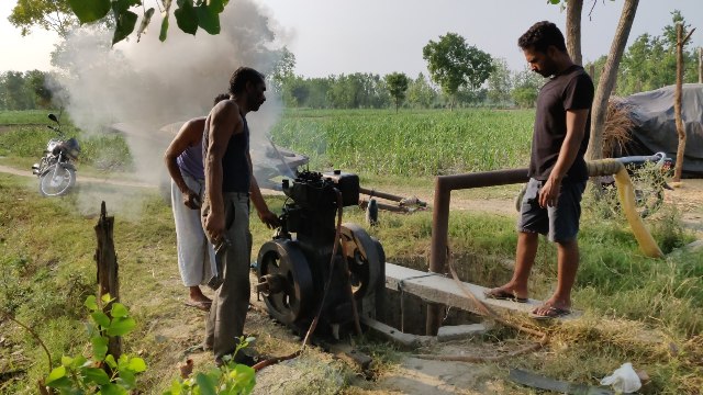 diesel engine-VILLAGE LIFE IN INDIA